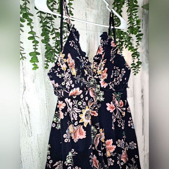 NWOT Free People Cord Looking Glass Mini in Navy/Floral - Picture 8 of 15